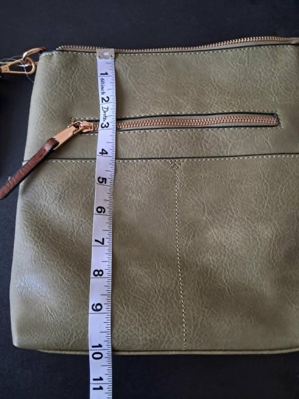 Le Miel Sage Green Crossbody Bag - Picture 10 of 11